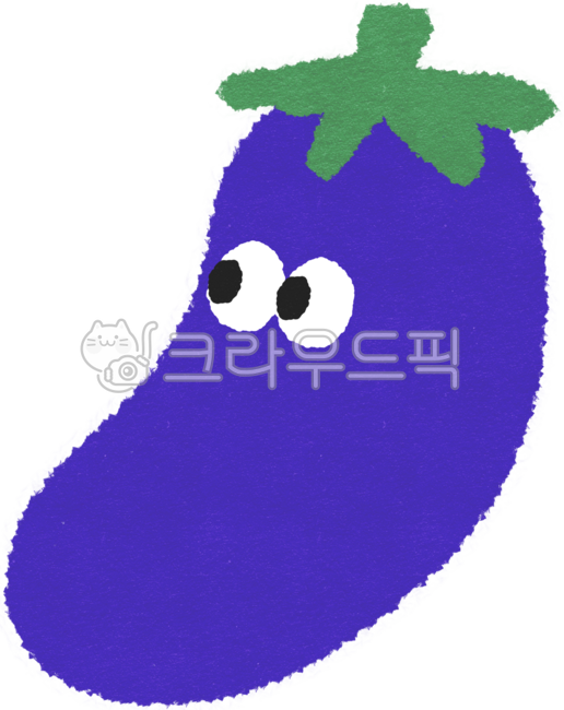 가지, 가지일러스트, 가지그림, 가지캐릭터, 가지스티커, 사진,이미지,일러스트,캘리그라피 - 솜솜달작가