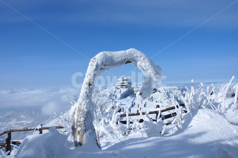 덕유산,설경,운해,풍경,무주,겨울,계절,winter,season,자연,풍경,nature,landscape,한국자연풍경,한국자연경관,korea nature landscape,outdoors,옥외,ice,빙,snow,눈