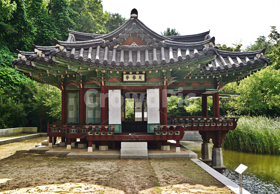 한국전통정원,월미공원,정원,부용정,부용지,한옥,정자,한국전통,한국문화,korean traditional,korean culture