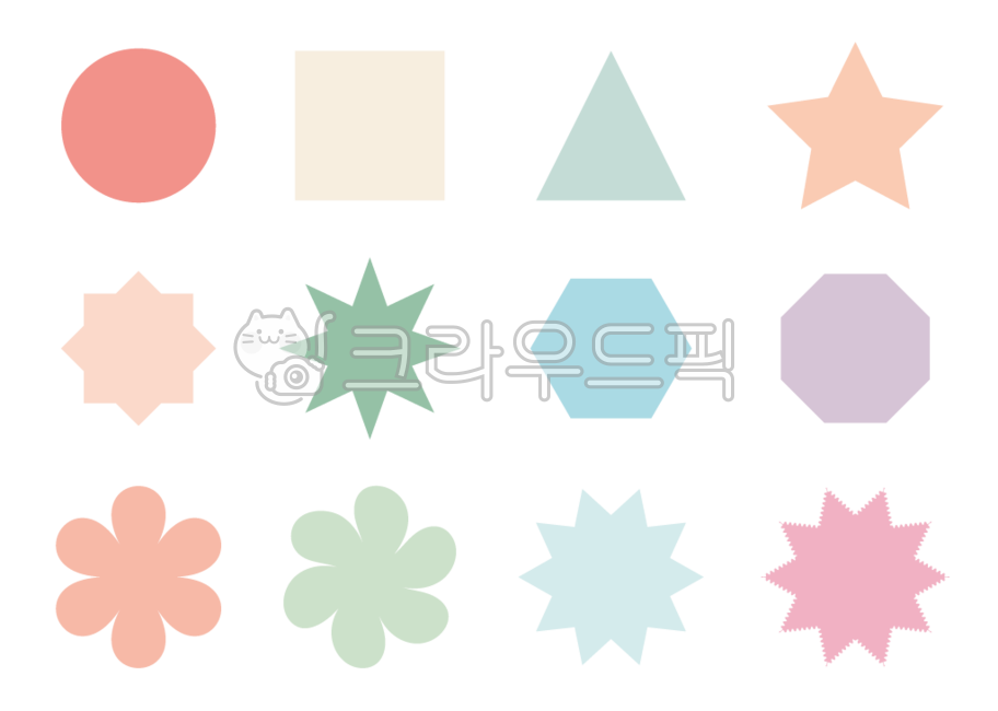 symbol,fancy,color,Good Note,simple,triangle,pastel,shapes,starsymbol,Phrases,star,sticker,sticker pack,Figure,diary,square,Dakku,flower shape,basic,circle,star symbol,colorful,object
