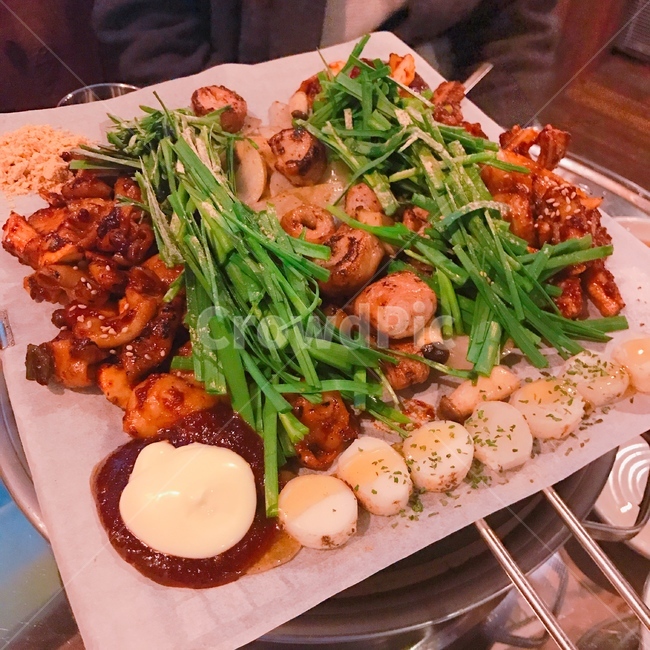 먹방,야식,곱창,막창,양념곱창,외식