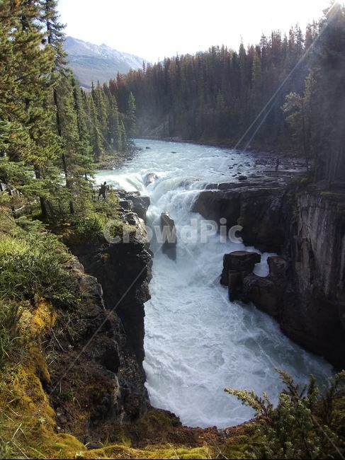 water,waterfall,폭포,nature,자연,outdoors,river,급류,캐나다,캐나다로키,canadarocky,canada