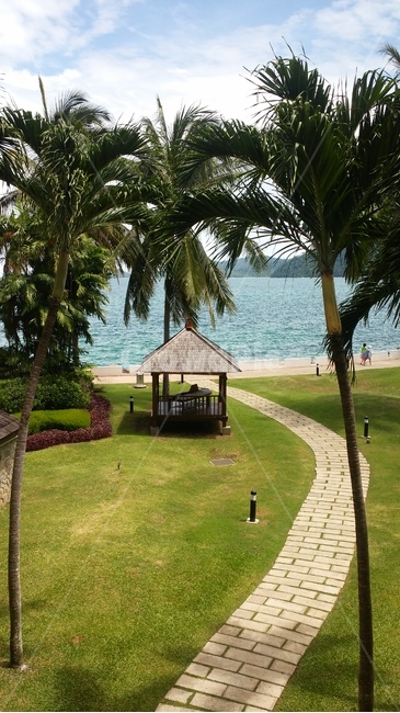 바다,리조트,휴양지,야자수,코타키나발루,kotakinabalu,휴가,풍경,해변,여름휴가,beach,resort,oversea,season,말레이시아,malaysia,산책로