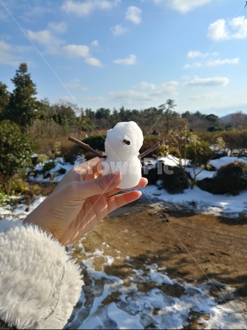 제주도,눈,눈사람,하늘,여행,손,눈꽃