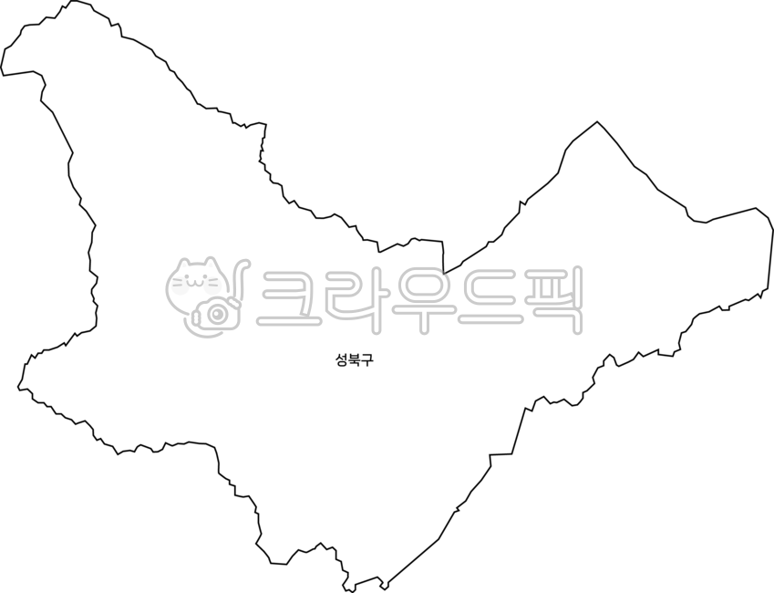 서울지도, 서울시지도, 서울시행정구역, 성북구, 성북구지도, 사진,이미지,일러스트,캘리그라피 - rrrma작가