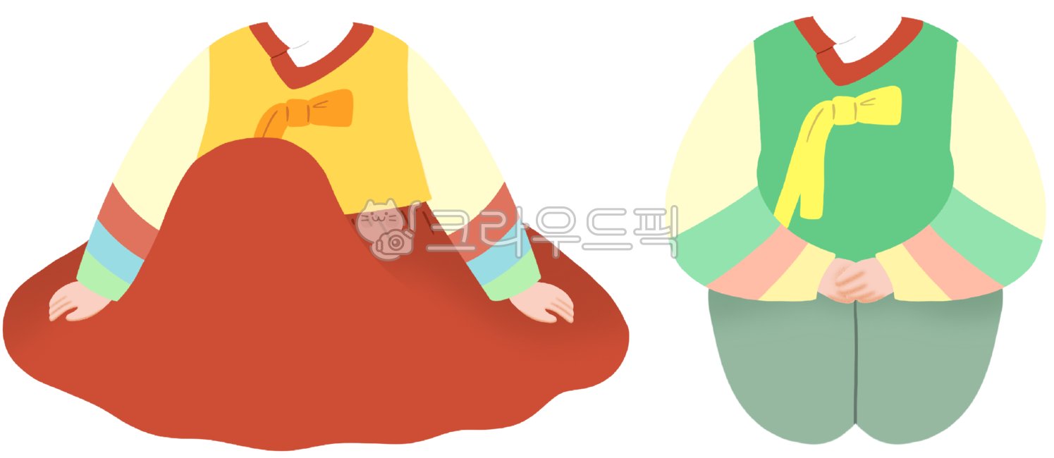 한복,한복일러스트,어린이한복,새해,추석,명절,설날,정월대보름,한가위,명절일러스트,어린이집,유치원