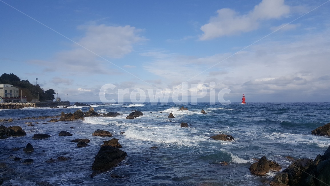 자연,바다,sea,동해,어달,파도,등대