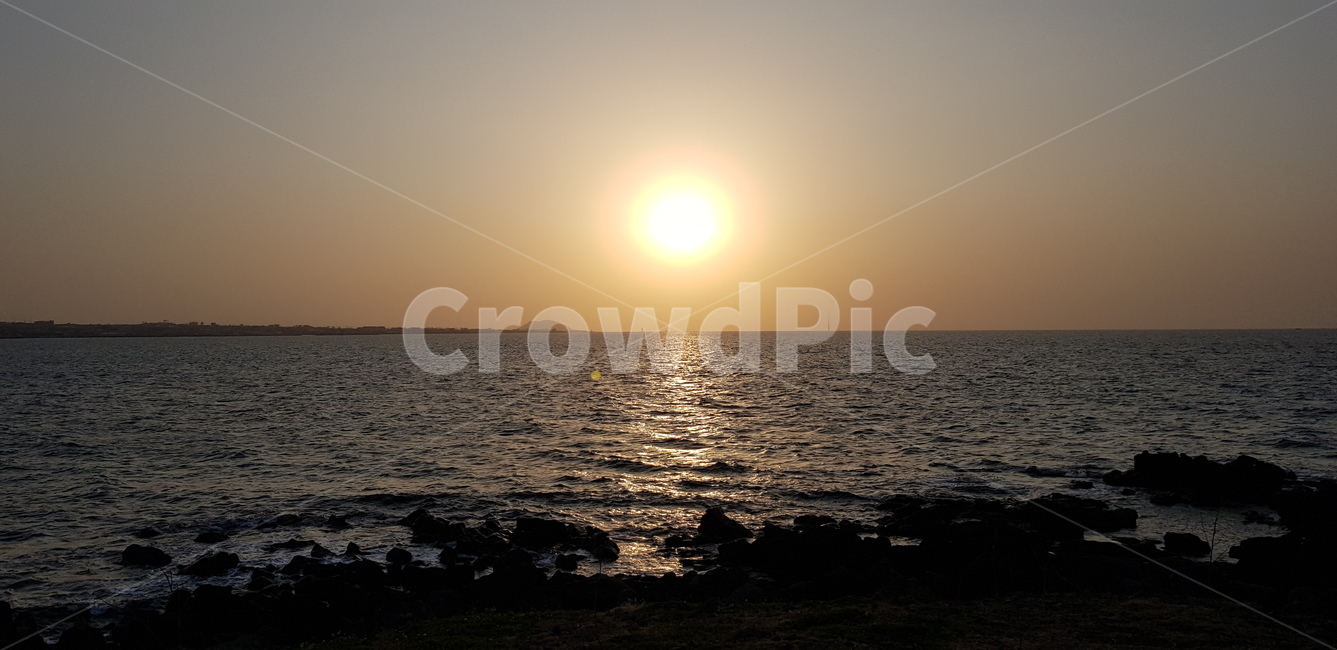 일몰,제주도바다,해질녘,바다,일몰바다