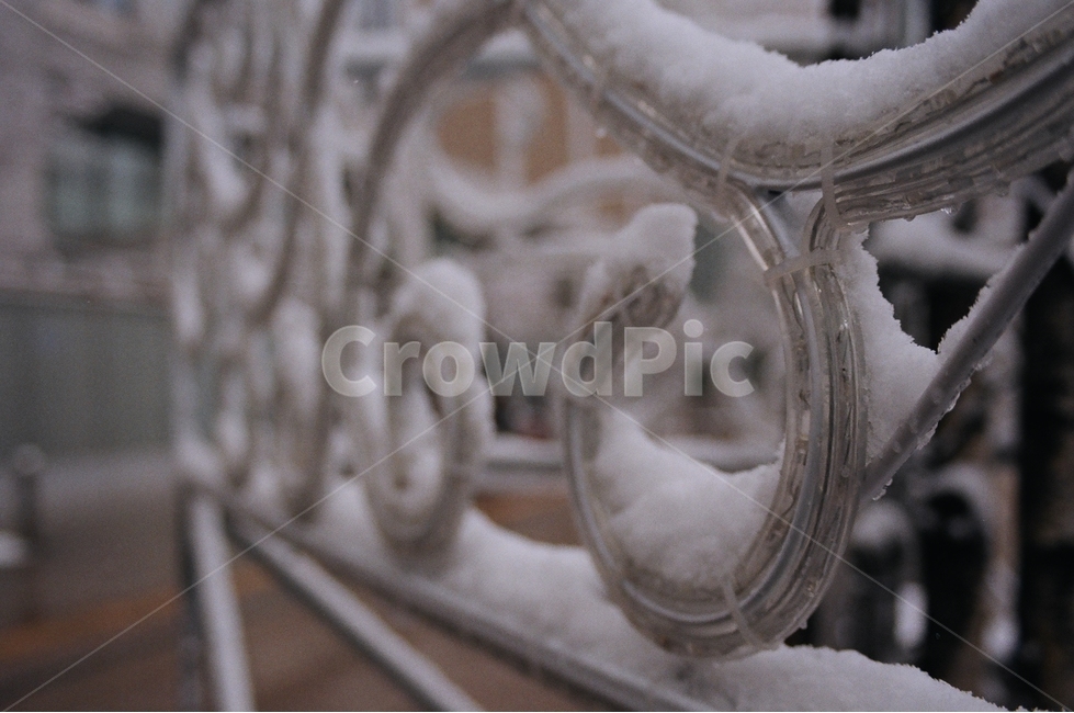 겨울,눈,시내,필름카메라,삿포로,일본,울타리,겨울,계절,winter,season
