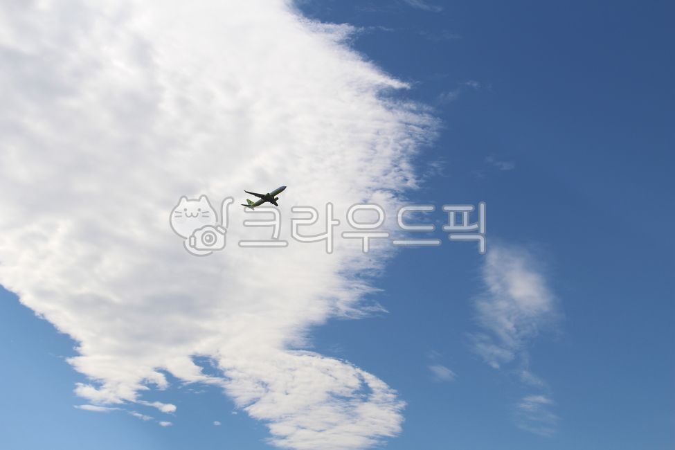 하늘,비행기,푸른하늘,자유로움,여행
