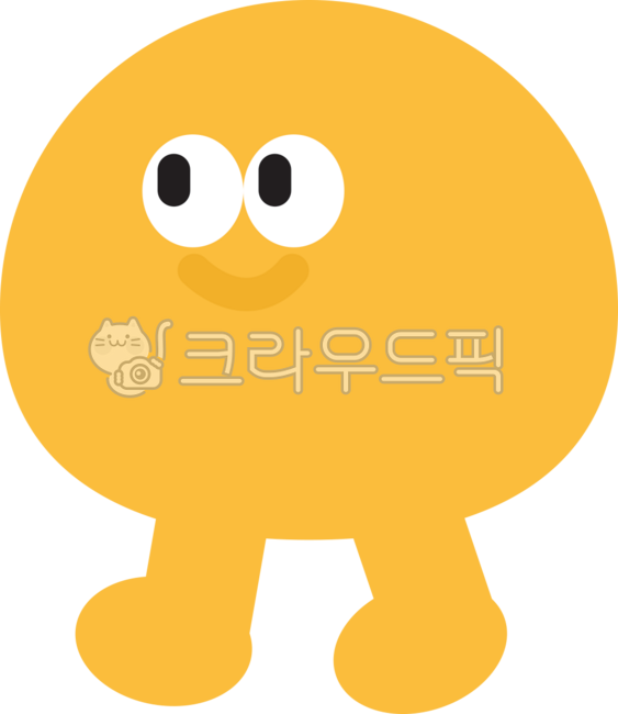 노랑,노란,캐릭터,감정,미소,표현,얼굴