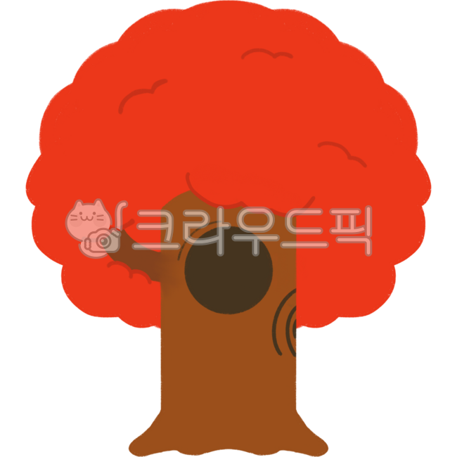 Autumn tree,autumn,tree,tree illustration,maple leaves,red,maple tree,autumn environment composition