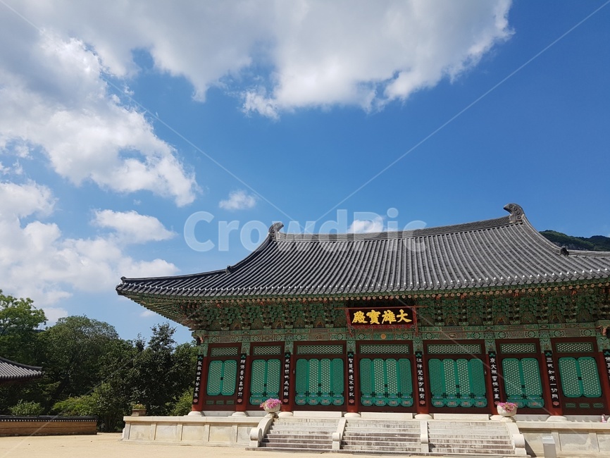 가을하늘,운문사,건축물,예술성,사찰,건물외관,한국전통