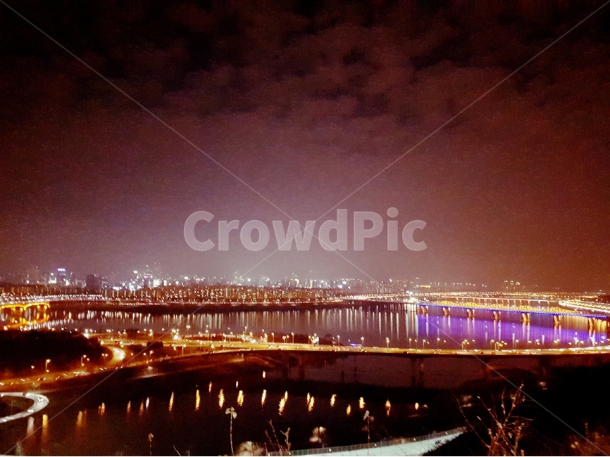 응봉산,야경,서울,도시,밤,야경,밤,풍경,nightscape,night,landscape,교통,교통수단,traffic,transportation,water,물,waterfront,워터 프론트,port,포트,pier,교각