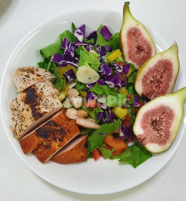 샐러드,무화과,닭가슴살,건강식,다이어트,식사,diet,salad,fig