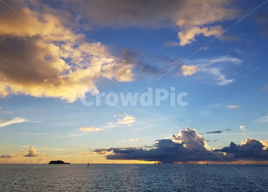 노을,하늘,바다,구름,풍경,자연,풍경,nature,landscape,outdoors,옥외,sky,cloud,weather,날씨,cumulus,적운,azure sky,푸른 하늘