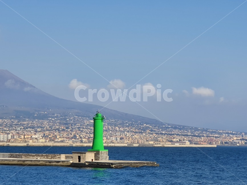 풍경,등대,바다,바닷가,산,푸른,등대,lighthouse