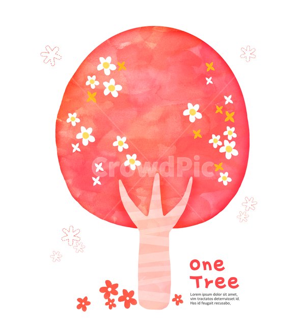 꽃,꽃나무,나무,감성,식물,자연,꽃잎,식물,자연,plants,nature,나무,trees,wood,그래픽,일러스트레이션,graphic,illustration