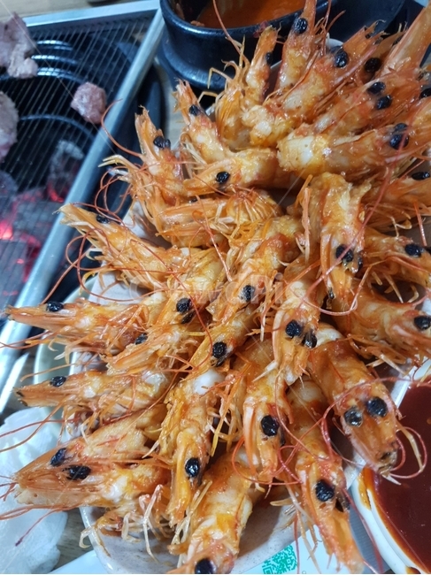 새우,새우머리,새우버터구이,새우머리버터구이,새우구이