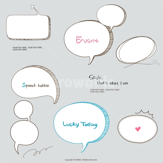 Web utilization,hand drawing,line,sticker,icon,simple,label,message,speech bubble,cloud,bubble,vintage,design,illustration,event,calligraphy