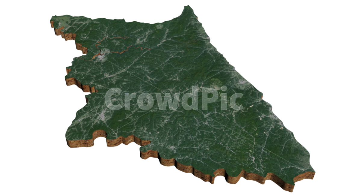 지도,map,강원도,3d,입체