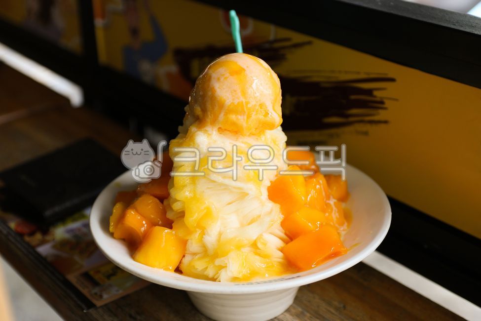 shaved ice,mango shaved ice,food,mango