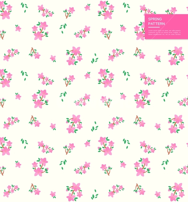 sprout,pattern,rule,flower,Azalea,spring,background image,leaves,background,repeat,plant,season,illustration