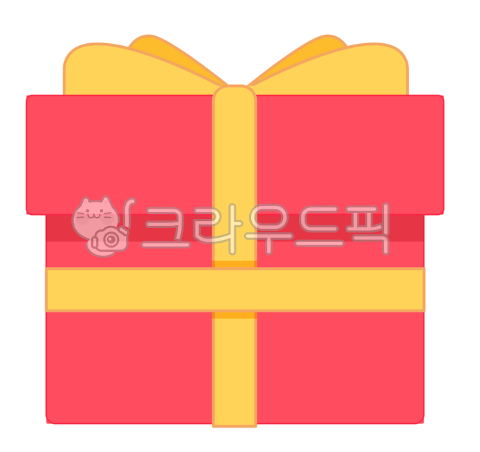 파티,일러스트,손그림,illustration,그래픽,graphics,생일,생일선물,gift,생일박스,선물박스,선물,기념일,박스,빨간색상자,빨간색박스,노란색리본,리본,빨간색,상자,birthday,이벤트