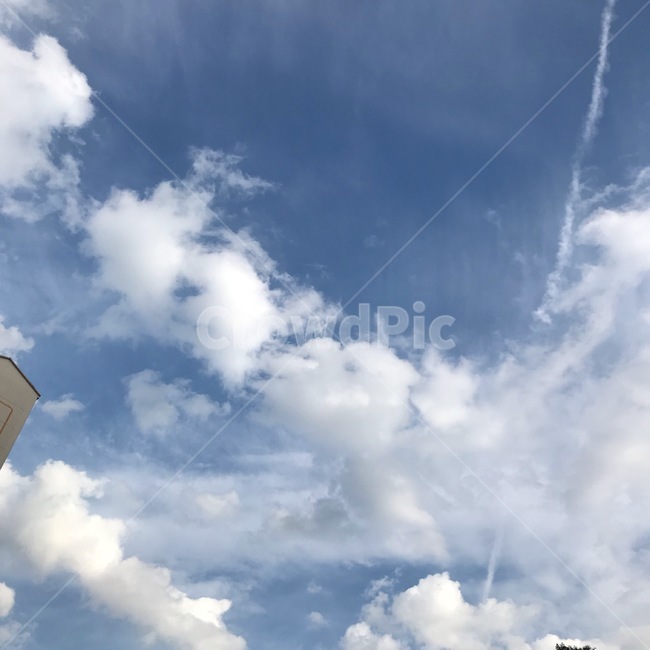 하늘,구름,날씨,옥외,자연,nature,cloud,outdoors,sky,weather,비행운,contrail,azuresky,푸른하늘,building,빌딩