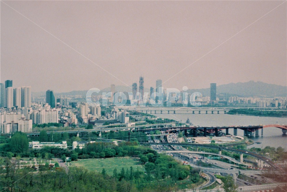 경치,도시전경,서울,한강뷰,필름사진,풍경,도시,풍경,city,landscape,한국도시풍경,한국도시경관,korea cityscape