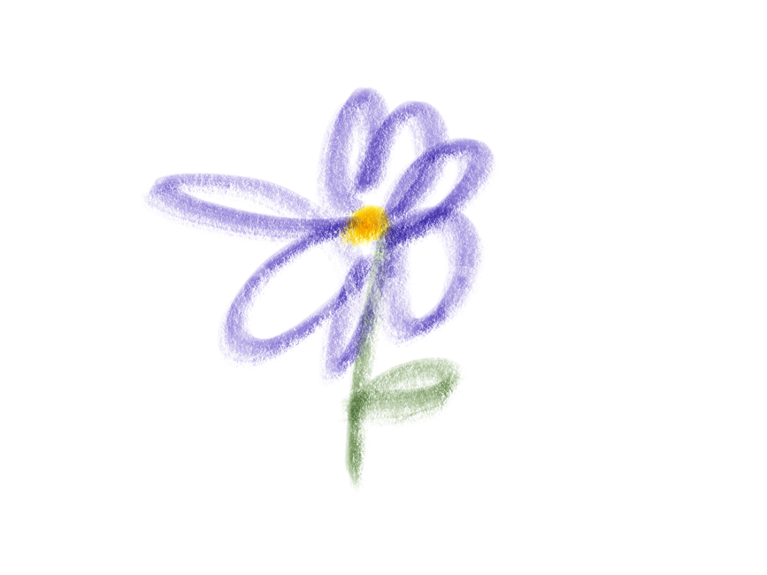 꽃,보라색꽃,보라꽃,손그림,꽃일러스트,꽃그림,누끼,remove background