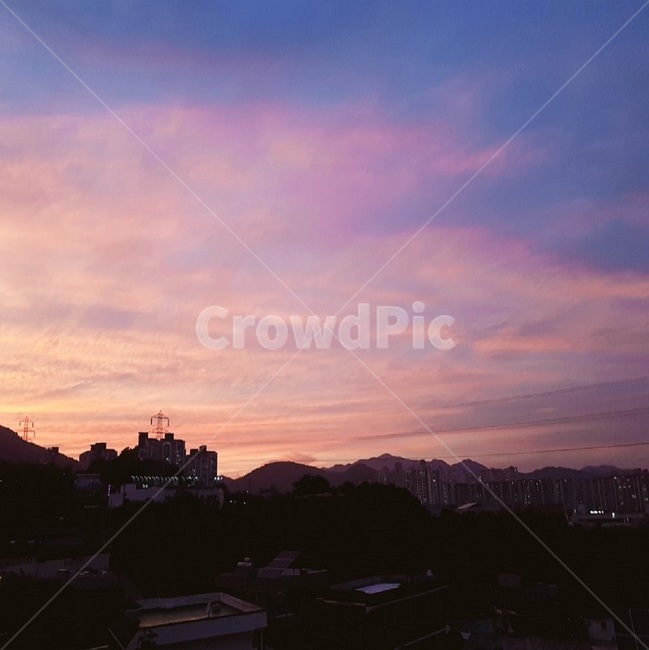 석양,오후,밤,하늘,풍경,구름,nature,outdoors,sky,붉은하늘,redsky,옥외,dawn,황혼