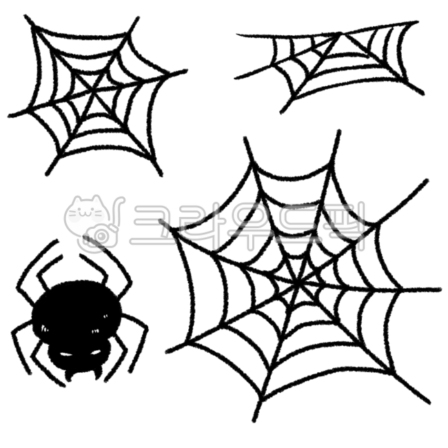 할로윈,호러,귀여운,아이콘,다이어리꾸미기,다꾸,꾸미기,거미,거미줄