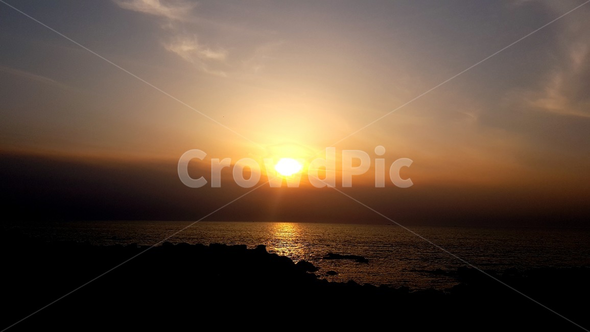 제주,제주도,노을,붉은노을,하늘,바다,구름,일출