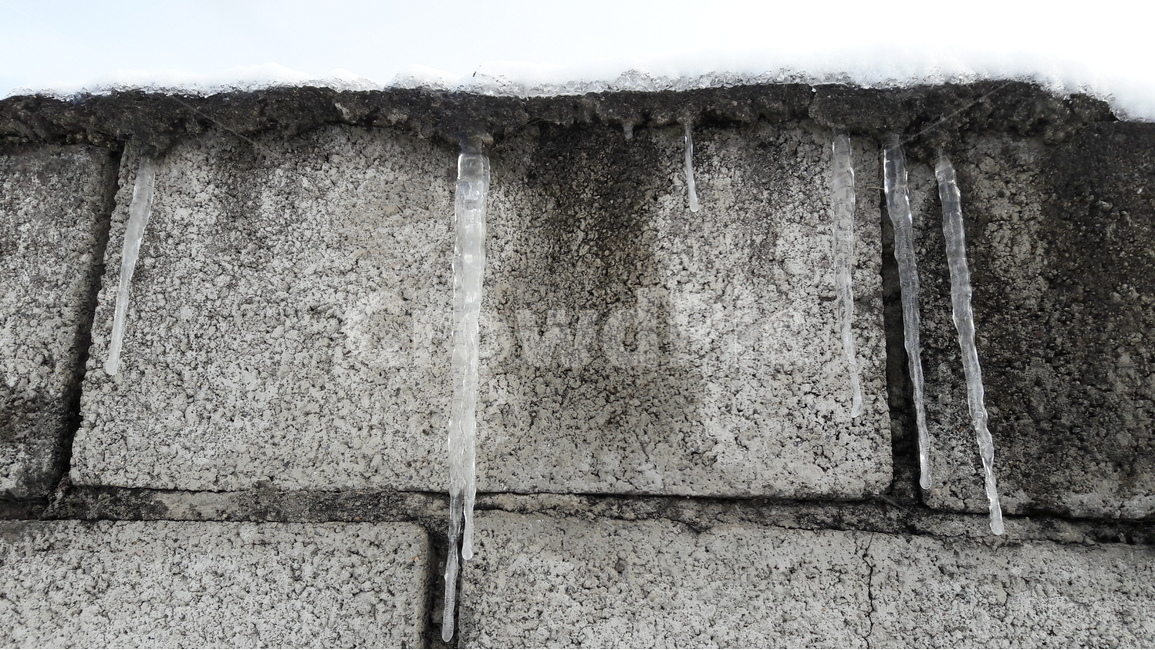 Heavy snow winter scenery,heavy snow,winter,icicle,cold wave