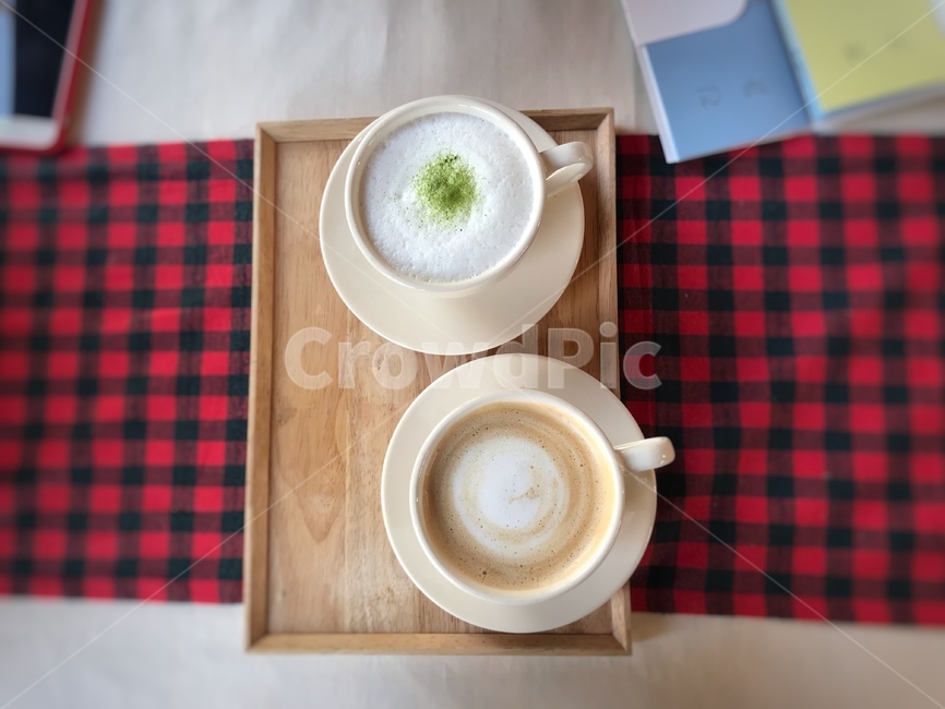 커피,커피잔,녹차라떼,까페라떼,체크,커피,카페,coffee,cafe