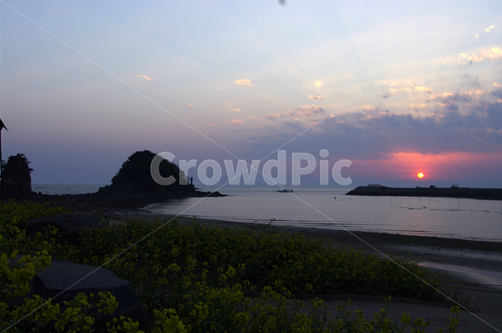 하늘,석양,노을,일몰,구름,빛,풍경,바다,sunset,안면도,꽃지해변,자연,풍경,nature,landscape,land,땅,outdoors,옥외,shoreline,해안선,water,물,sea,ocean,대양