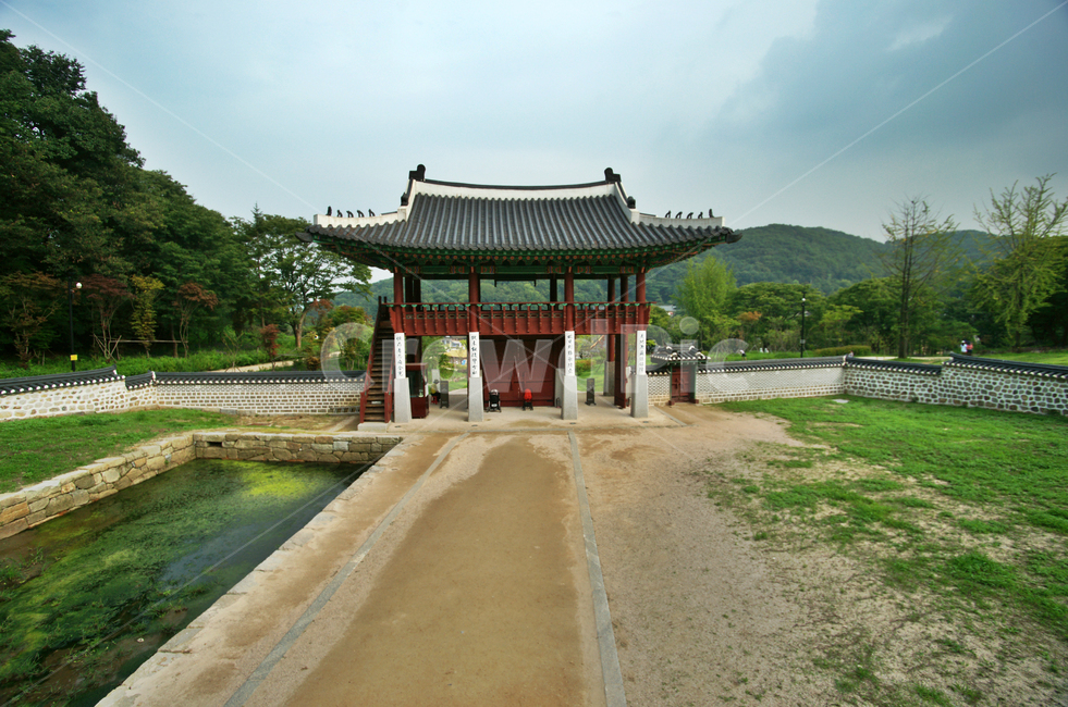한남루,정문,행궁,남한산성,누대,전각,조선시대,인조,돌담