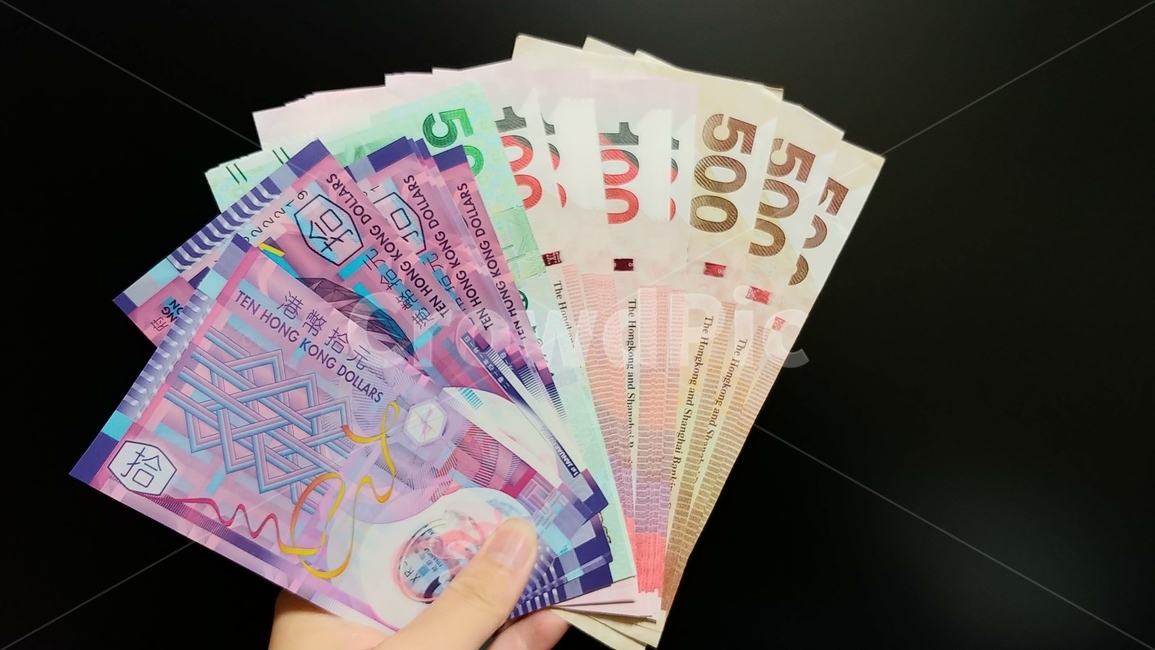 Hong Kong money,Nukki,Hong Kong,color,Hong Kong Dollar,concept,dollar,Hong Kong banknote,Production,finger,Hong Kong currency,Color,economy,money,person,finance,colorful