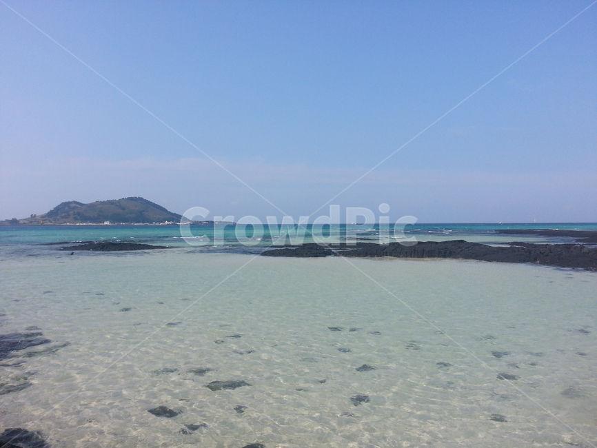 제주도,여름,풍경,바다,하늘,섬