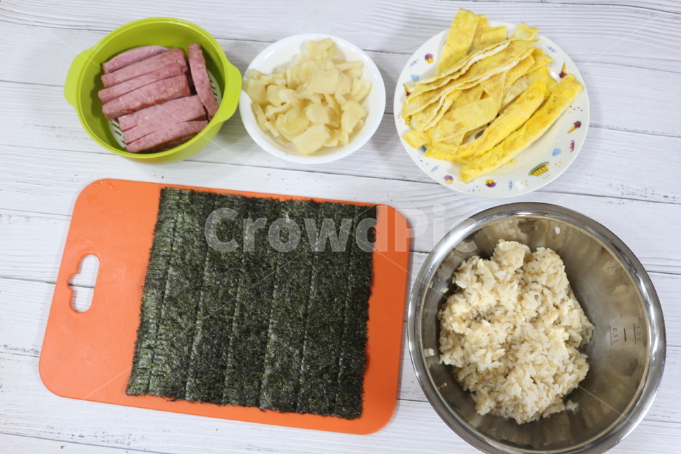 김밥,김밥재료,제주김만복,김밥요리,김치김밥
