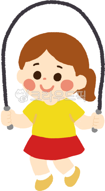 Rope jumping,children,elementary school students,exercise,physical test,physical education class,music rope jumping,rope jumping illustration,rope jumping sticker,rope jumping hand drawing,rope jumping drawing,rhythm rope jumping