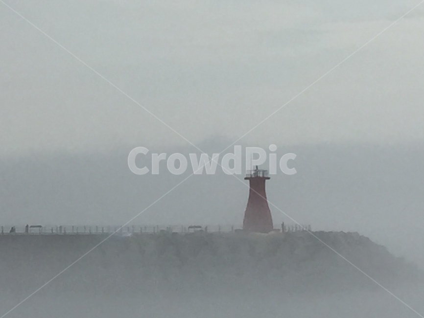 바다,안개,등대,sea,fog