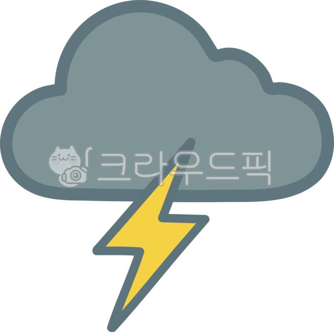 날씨,날씨아이콘,번개,천둥,천둥번개,구름,먹구름,꾸미기소스,아이콘,드로잉,투명배경,심플,스티커,장식요소