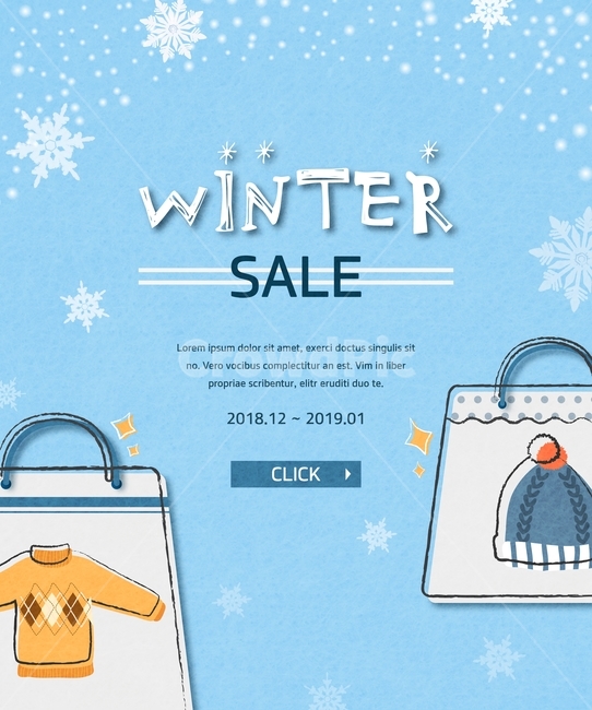 쇼핑백,니트,모자,눈송이,눈,겨울,세일,팝업,이벤트,일러스트,겨울,계절,winter,season,축제,행사,festival,carnival,event,쇼핑,shopping,그래픽,일러스트레이션,graphic,illustration
