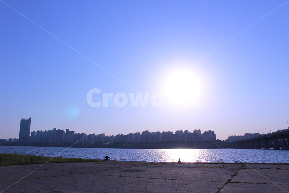 한강,hanriver,river,강,하늘,하늘색,파랑색,blue,자연