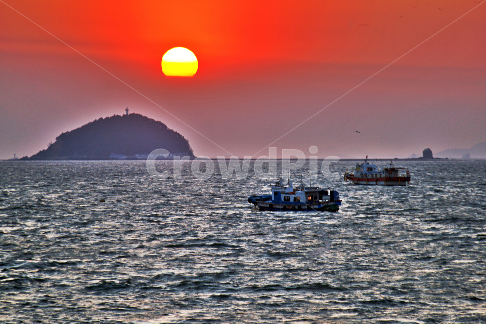 석양,일몰,지는해,붉은해,서해,고깃배,궁평항,화성,섬,산업,industry,industrial,어업,fishery,fishing industry