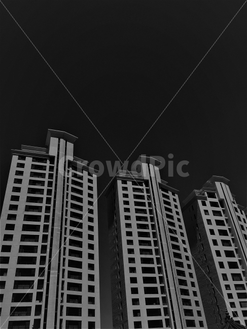 해외,몽골,그래픽,같은,아파트,고요함,이묻어,나오는,건축물,건물외관,exterior,building,structure,architecture,construction,흑백,모노톤,monochrome,black and white
