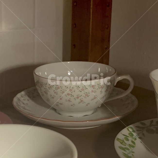 pottery,도기류,saucer,받침접시,coffeecup,커피컵,cup,컵,빈티지,빈티지찻잔,빈티지컵,카페