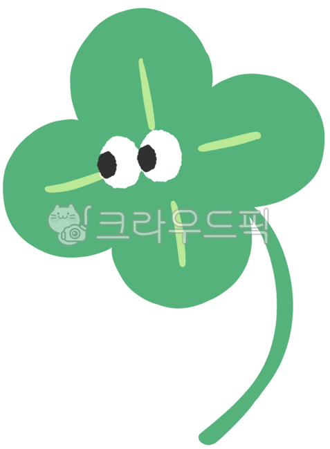 Clover,four-leaf clover,rabbit grass,spring,season,luck,happiness,lucky,fortune,four leaves,sticker,fortune,clover,leaf,hope,rabbit grass shape,clover illustration,clover drawing,smile clover,eye,eyeball,character,expression
